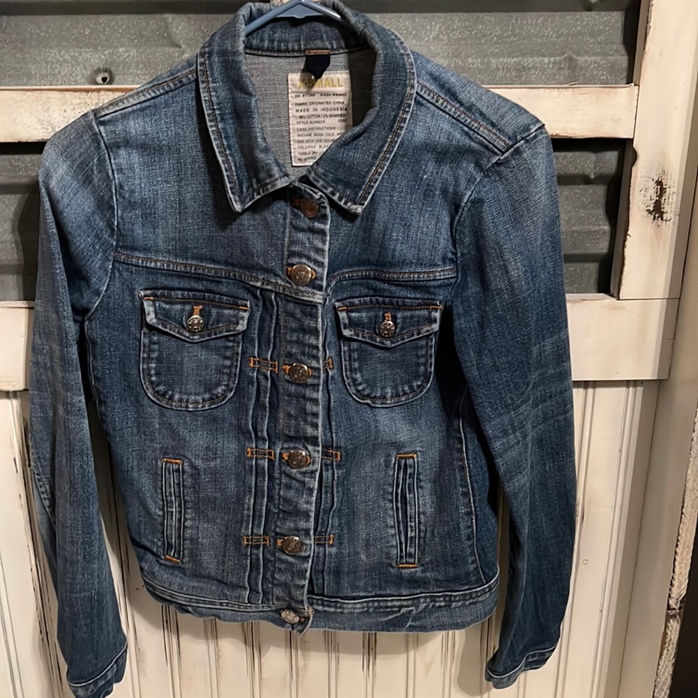 J.Crew blue denim jean jacket